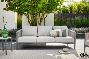 Applebee Bora Bora loungesofa 3-zits taupe - afbeelding 4