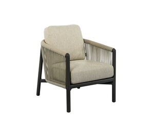 Applebee Bora Bora low dining chair taupe - afbeelding 1