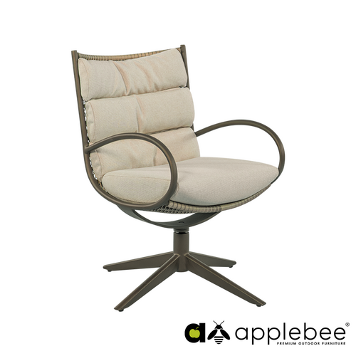 Applebee Camp Bay dining armchair bronze swivel - afbeelding 1