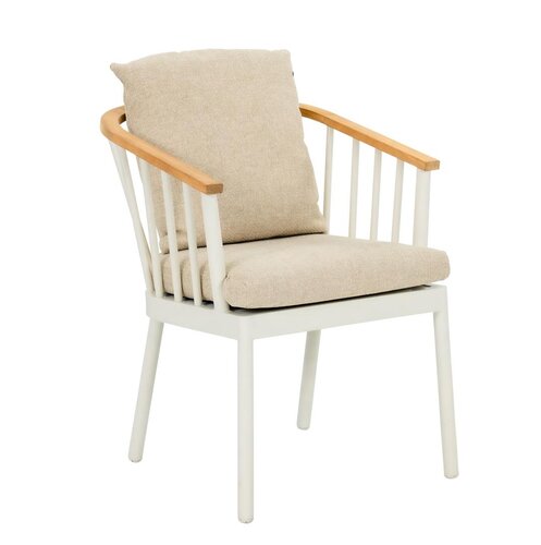 Applebee Condor 5-delige dining set round 140cm oyster - oyster  top keramiek - afbeelding 4