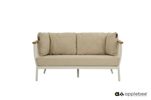 Applebee Condor loungebank 2-zits oyster - afbeelding 1
