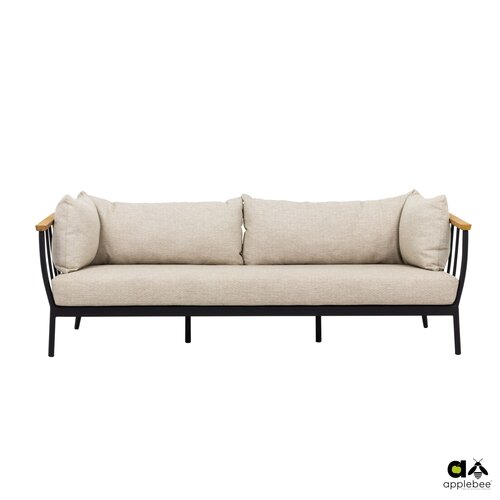 Applebee Condor loungebank 3-zits black - afbeelding 1