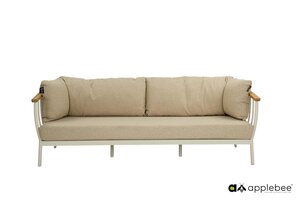 Applebee Condor loungebank 3-zits oyster - afbeelding 1