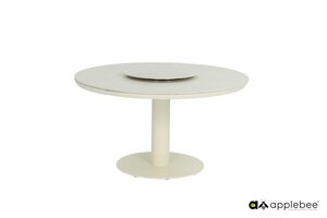 Applebee Melville dining tuintafel rond 160cm oyster - oyster  top keramiek - afbeelding 1