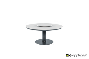 Applebee Melville low dining tuintafel rond 160cm taupe-light grey top keramiek - afbeelding 1