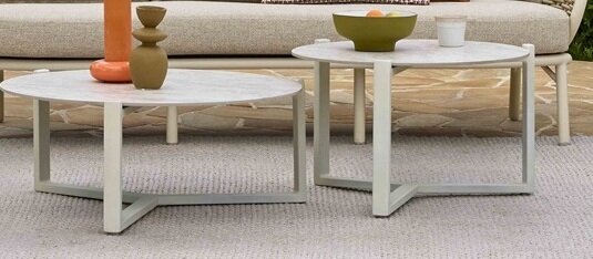 Applebee Pine key 2-delige tafelset oyster sintered stone - afbeelding 2