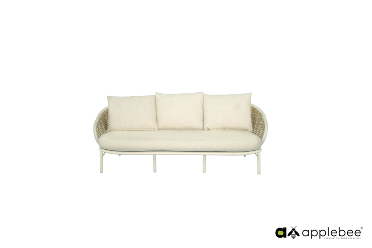 Applebee Pine key 3-zits loungebank oyster - afbeelding 1