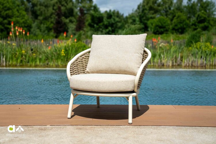 Applebee Pine key 5-delige sofa loungeset oyster - afbeelding 3