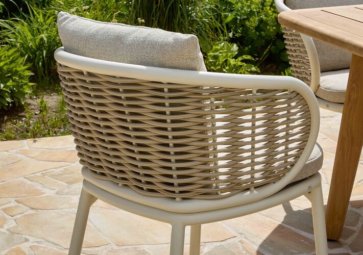 Applebee Pine key dining chair oyster - afbeelding 2