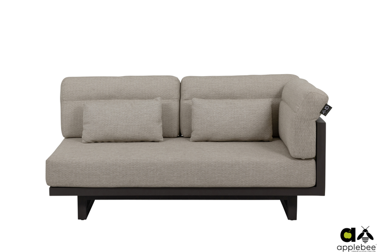 Applebee Santorini 2 seater sofa left  alu-rope