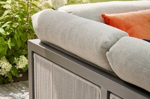 Applebee Santorini 2 seater sofa right alu-rope - afbeelding 4