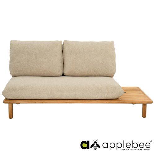 Applebee Sling sofa left 175 left teak