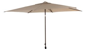 Azuro push up parasol 200x300cm beach  - wenge woodlook - afbeelding 3