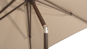 Azuro push up parasol 200x300cm beach  - wenge woodlook - afbeelding 4