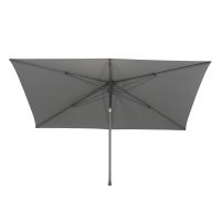 Azuro push up parasol 200x300cm charcoal olefin