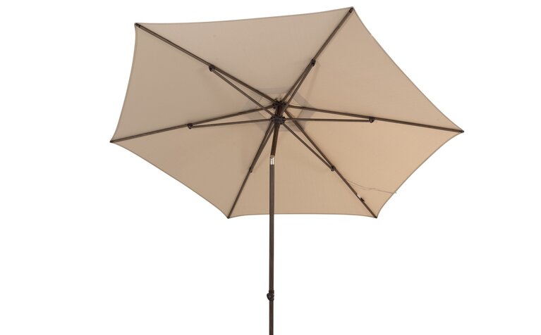 Azuro push up parasol 300cm beach  wenge woodlook - afbeelding 2