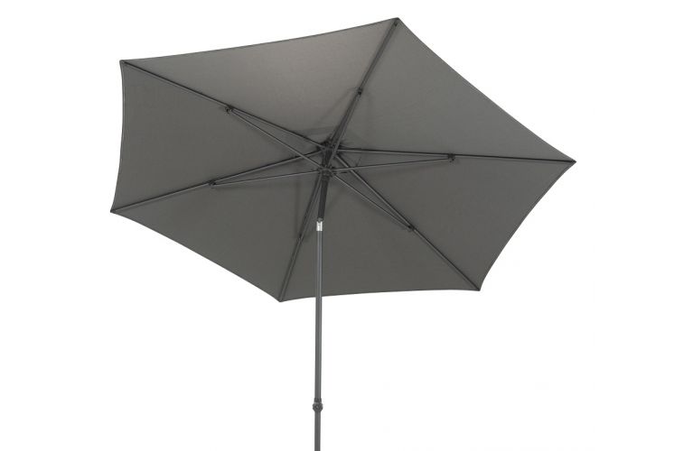 Azuro push up parasol 300cm charcoal olefin