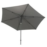 Azuro push up parasol 300cm charcoal olefin