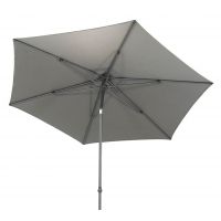 Azuro push up parasol 300cm mid grey olefin