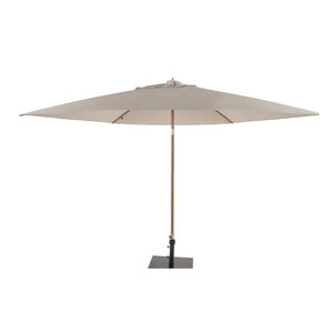 Azuro push up parasol 300cm Sand teaklook - afbeelding 1