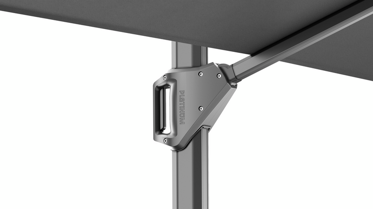 Beaufort zweefparasol premium 320x320cm havana - afbeelding 3