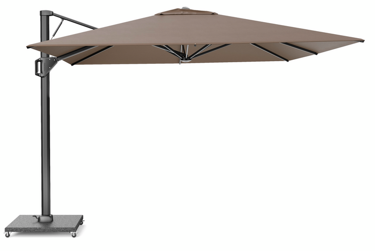 Beaufort zweefparasol premium 320x320cm havana - afbeelding 1