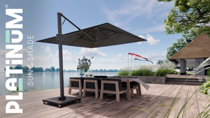 Beaufort zweefparasol premium 320x320cm manhattan - afbeelding 6