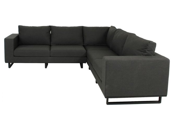 Bon Dia Lugo 2 delige hoekloungeset sooty sunbrella Showroomverlater - afbeelding 2