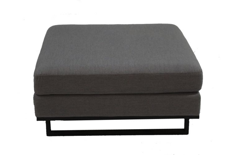 Bon Dia Lugo footstool 88x88cm flanelle