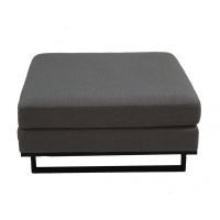 Bon Dia Lugo footstool 88x88cm flanelle - afbeelding 1