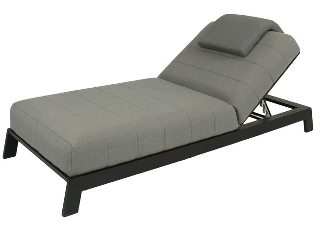 Bon dia Salamanca 1 persoons lounger almond Nu incl hoofdsteun showroomverlater - demo model - afbeelding 4