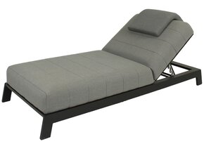 Bon dia Salamanca 1 persoons lounger almond Nu incl hoofdsteun showroomverlater - demo model - afbeelding 4