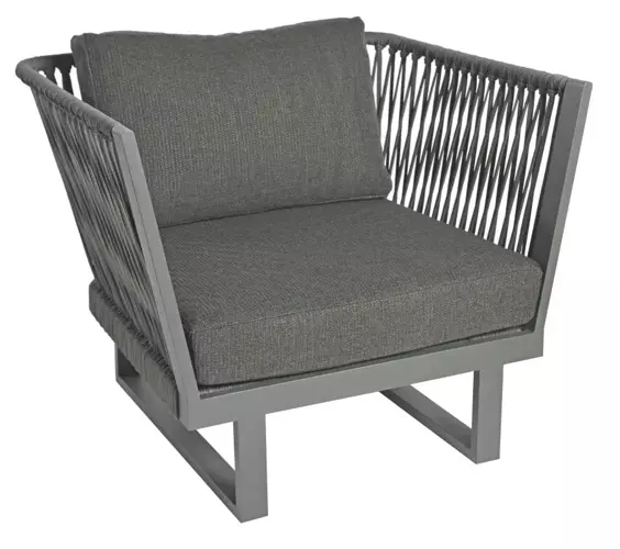 Borek Altea loungechair dark grey showroomverlater