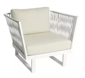 Borek Altea loungechair off white - afbeelding 1