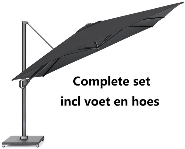 Challenger T1 Telescope Premium 350x350cm  Faded black compleet showroomverlater - afbeelding 1