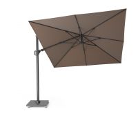 Challenger T2 Premium zweefparasol 300x300cm havanna - afbeelding 1