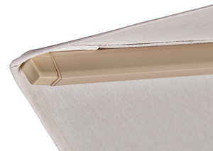 Challenger T2 Premium zweefparasol sandstone - champagne 300x300cm - afbeelding 2