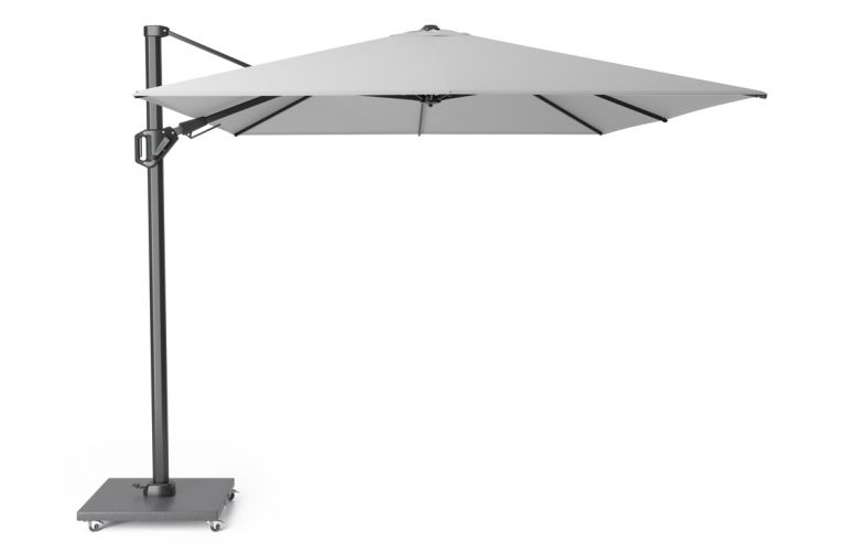 Challenger T2 zweefparasol 350x260cm light grey