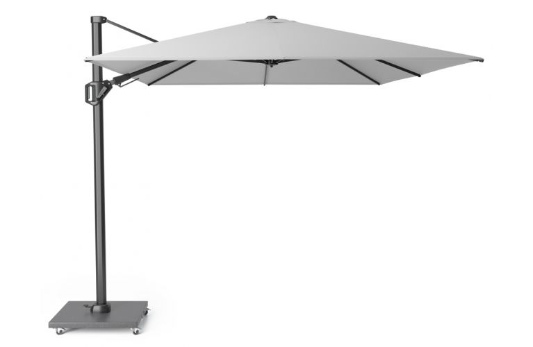 Challenger T2 zweefparasol 350x260cm light grey - afbeelding 1