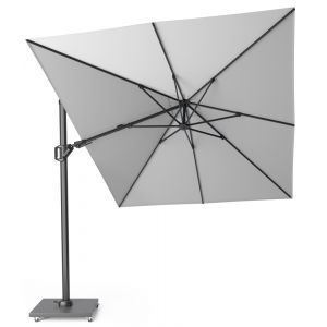 Challenger T2 zweefparasol 350x260cm light grey - afbeelding 2