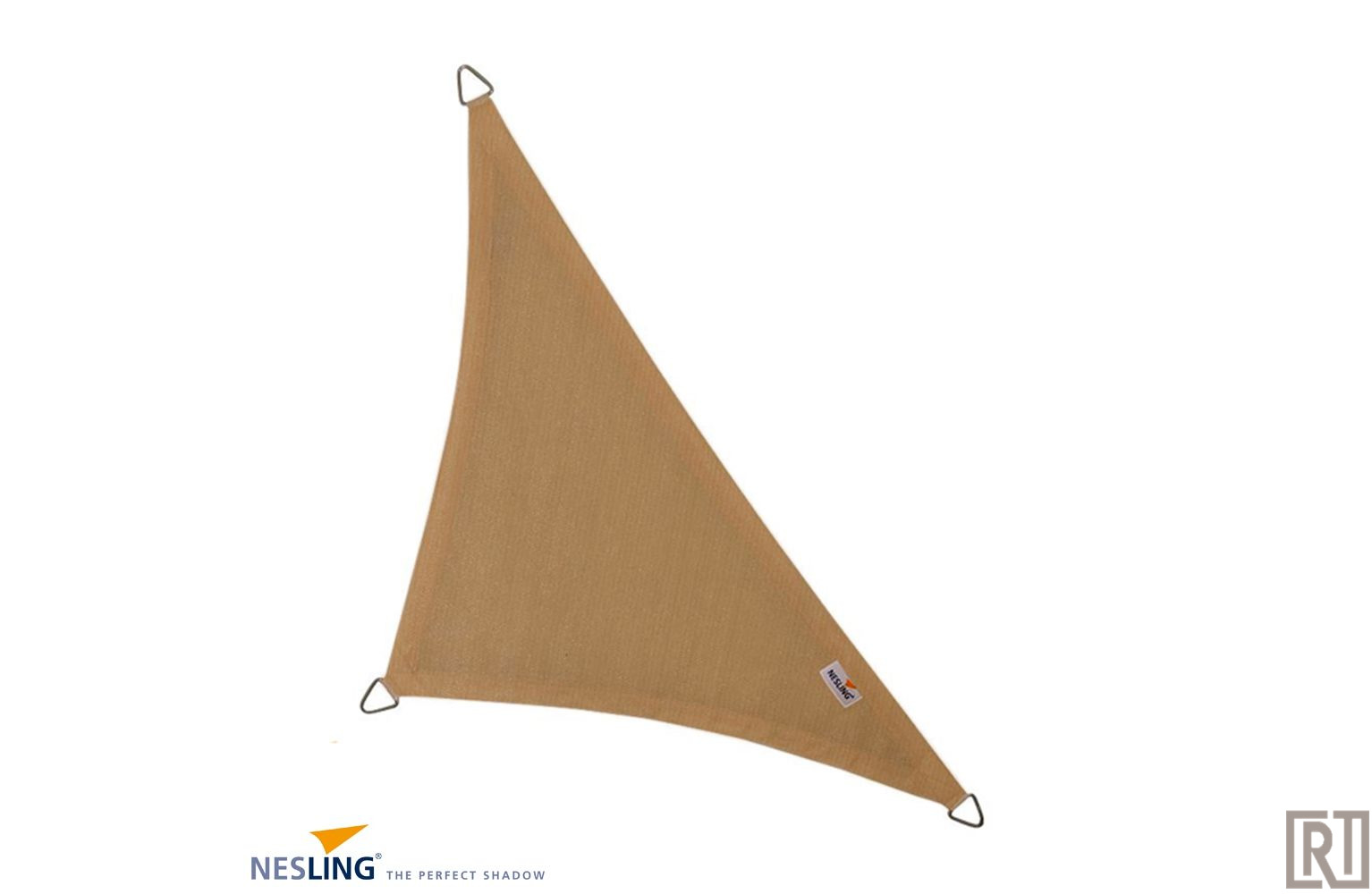 geduldig krijgen Willen Coolfit schaduwdoek driehoek 90gr. zand 4x4x5,7m - Rijkenberg Tuinmeubelen