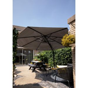 Coolfit zweef parasol 350cm antraciet nesling - afbeelding 2