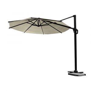 Coolfit zweef parasol 350cm gebroken wit nesling - afbeelding 1