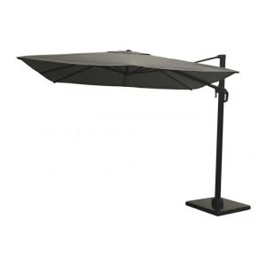 Coolfit zweef parasol 3x3m antraciet nesling - afbeelding 1