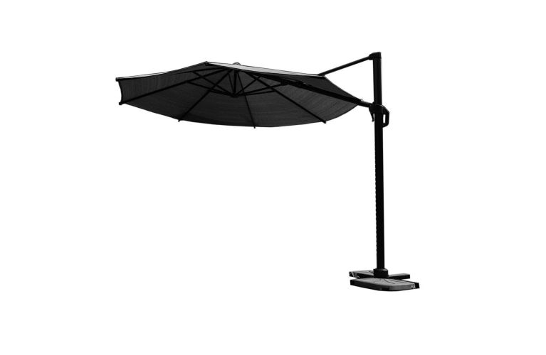 Coolfit zweef parasol plus 350cm antraciet - afbeelding 1