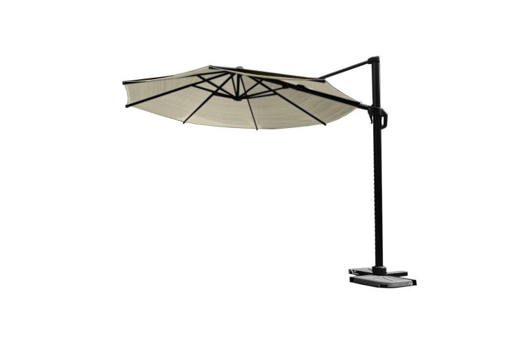 Coolfit zweef parasol plus 350cm gebroken wit