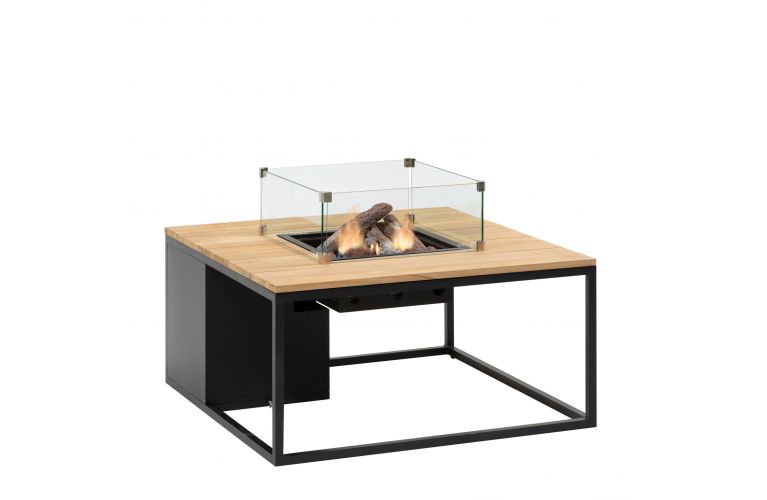 Cosi Loft 100 black  alu - teak top - afbeelding 2