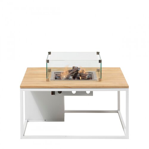 Cosi Loft 100 white alu - teak top  - afbeelding 2