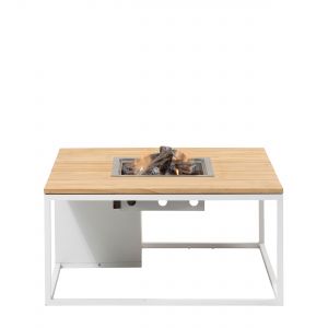Cosi Loft 100 white alu - teak top laatste - afbeelding 1