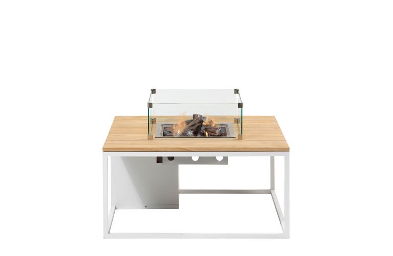 Cosi Loft 100 white alu - teak top laatste - afbeelding 2